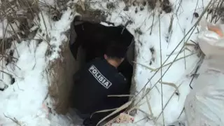 Подозреваемые в убийстве прятались от полиции под землей