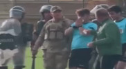 Футболисты сломали нос судье и устроили драку: видео