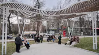 В Шымкенте по просьбе горожан восстановили сквер