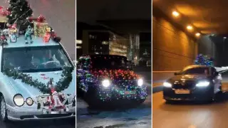 Владельцев "наряженных" авто оштрафовали в Алматы