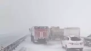 Массовое ДТП под Астаной: погиб один человек