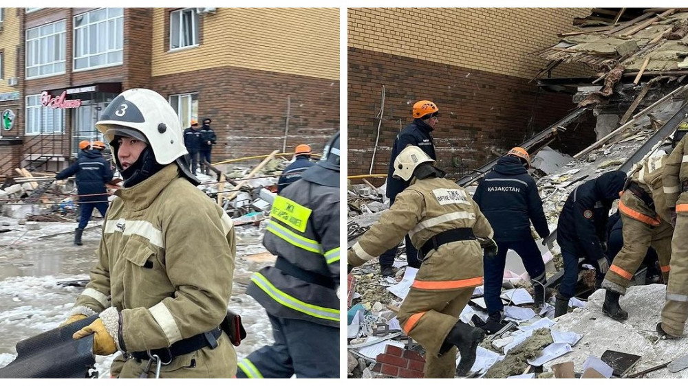 Трое погибших: спасательные работы на месте взрыва кафе в Уральске завершились