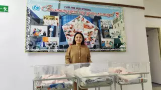 Жительница Кызылорды родила тройню