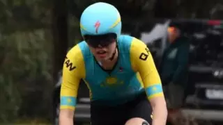 16-летний казахстанец выиграл два золота на велогонках в Австралии