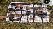 Автоматы, гранатометы и мины: КНБ показал изъятое оружие
