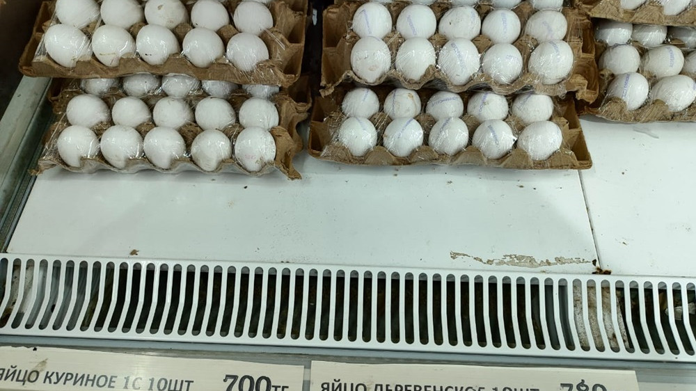 Жители Актау пришли в ужас от новых цен на яйца