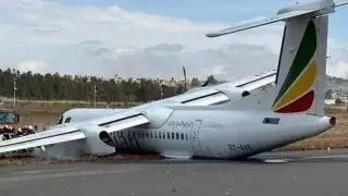 Серьезные повреждения при посадке получил самолет в Эфиопии