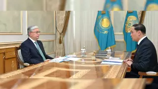 Токаев принял акима Жамбылской области