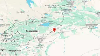 Землетрясение магнитудой 4,6 произошло на границе Кыргызстана и Китая
