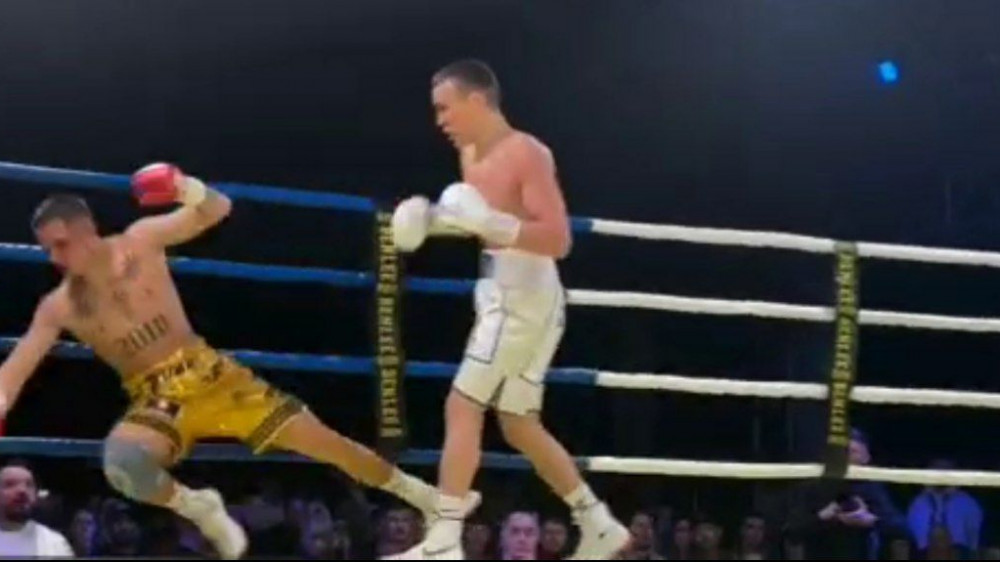 Новый Головкин: боксер из Казахстана победил эффектным нокаутом