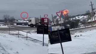 В России разбился военный самолет, перевозивший пленных