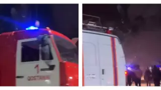 Крупный пожар произошел в производственном цеху в Костанае