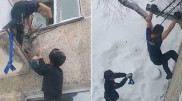 Полицейские спасли пенсионера из Астаны, запертого в квартире