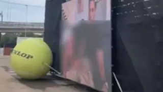 Видеоролик с порнографией едва не сорвал теннисный матч