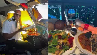 Как питаются пилоты во время полета, показал командир экипажа