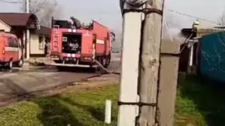 Беременная женщина и ребенок пострадали в пожаре в Шымкенте