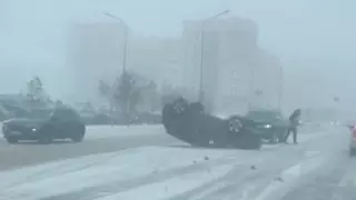 Хаос на дорогах в Астане: побит рекорд по ДТП