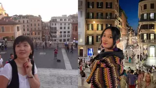 "12 лет спустя". Дочь повторила фотографии матери в Италии и влюбила в себя соцсети