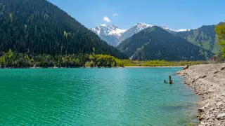 Плотину на озере Есик вернули в госсобственность