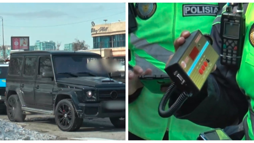 Автомобили с тонированными стеклами начали выявлять с помощью специального прибора в Алматы