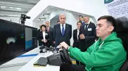 Президент Токаев ознакомился с "Мастерской Лу Баня" в Усть-Каменогорске