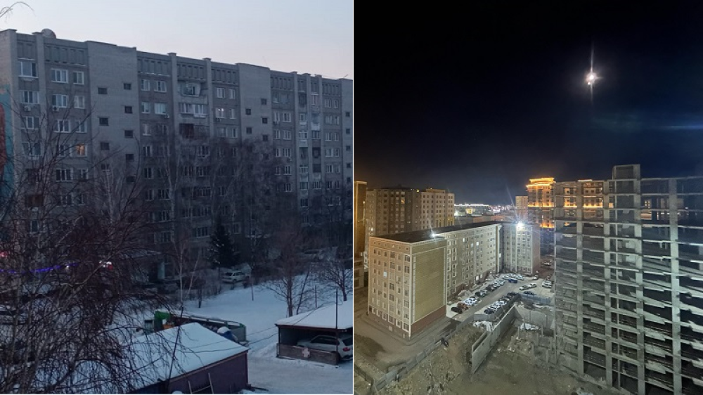 7 утра в Усть-Каменогорске и Актау/Фото корреспондентов Tengrinews
