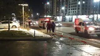 Пожар произошел ночью в одном из ЖК Алматы