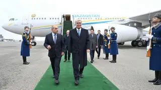 Президент Касым-Жомарт Токаев прибыл в Азербайджан