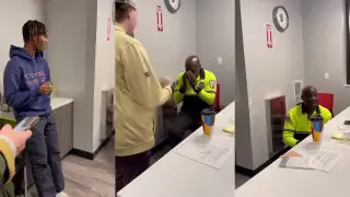 "Мы любим тебя!" Студенты до слез растрогали охранника колледжа