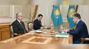 Глава Нацбанка рассказал Токаеву о состоянии золотовалютных резервов