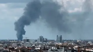 В крупнейшем лагере беженцев в Берлине  произошел пожар