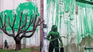 Новые граффити Бэнкси появились в Лондоне. Но рады не все