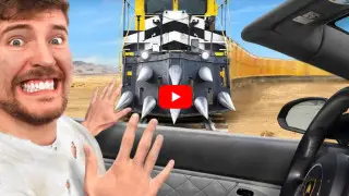 Популярный блогер попытался разбить Lamborghini поездом