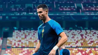 Роналду устроил истерику после удаления в матче Суперкубка: видео