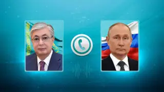 Токаев поговорил по телефону с Путиным