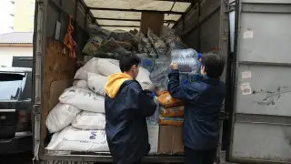 Еще две фуры с гуманитарной помощью отправили из Астаны в пострадавшие от паводков регионы