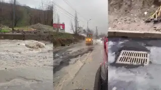 Укладка асфальта во время проливного дождя возмутила алматинцев