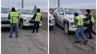 "Не проедете": житель Костанайской области пытался протаранить блокпост