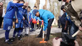 В Жамбылской области стартовала экологическая акция "Таза аула. Таза өлке. Таза ел!"