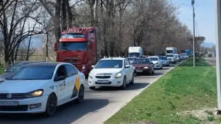 Алматы-Ташкент тасжолының көлік кептелісі тұрғындардың наразылығын туғызды