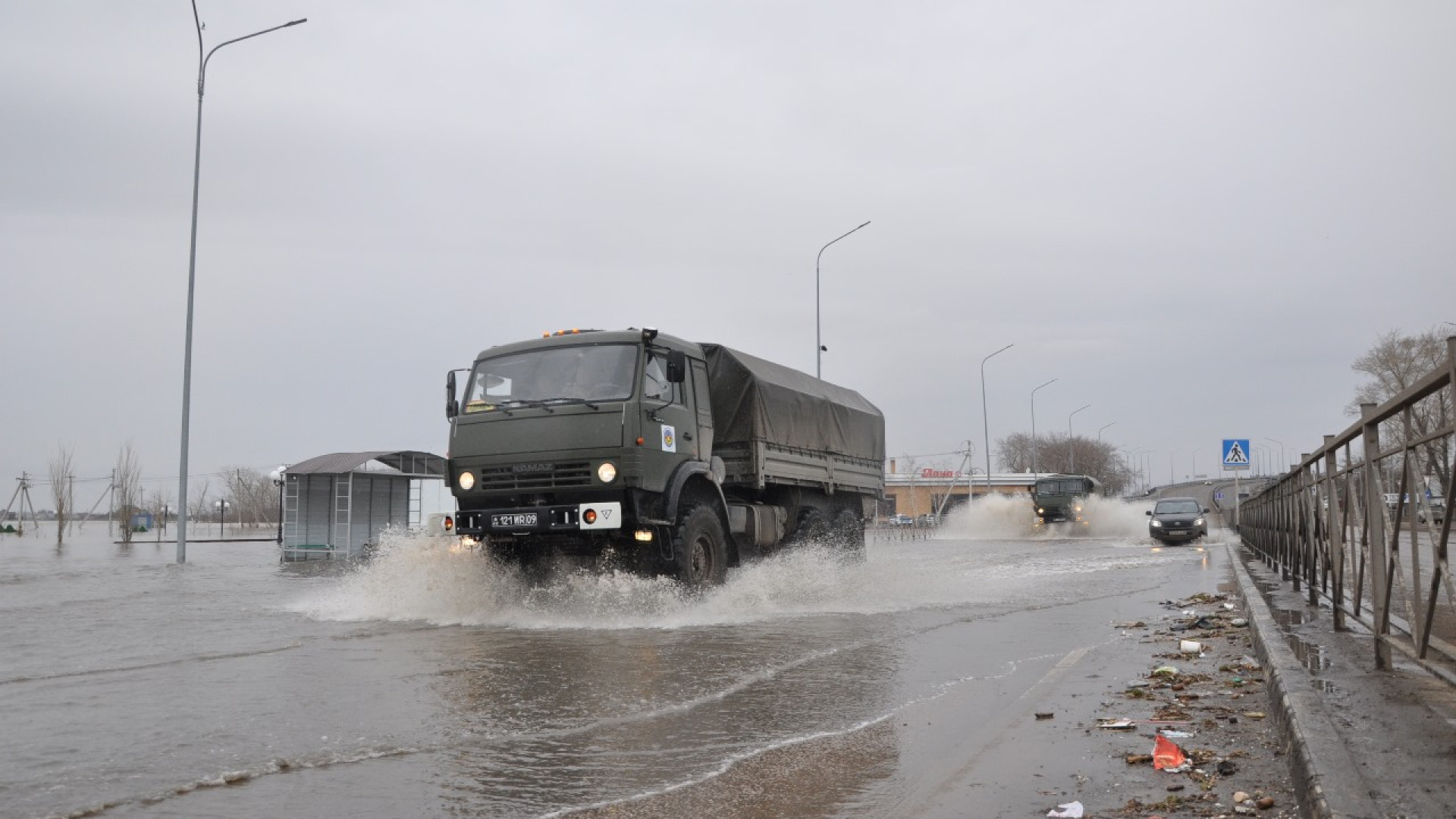 Город петропавловск затопило