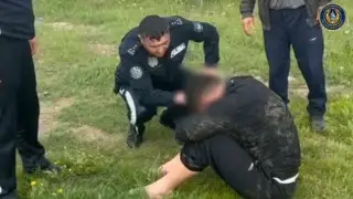 Спасение тонущего в Сырдарье мужчины попало на видео