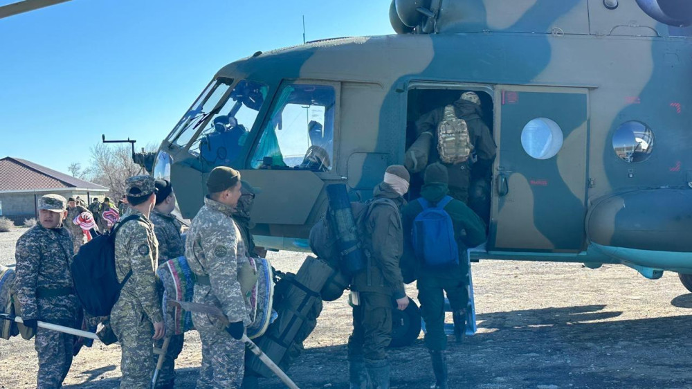 К спасательной операции в Актюбинской области привлекли военнослужащих