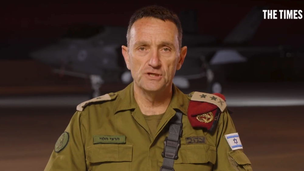 Начальник генштаба израильской армии Герци Халеви. © timesofisrael.com