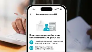 Декларацию по форме 250 можно сдать в суперприложении Kaspi.kz