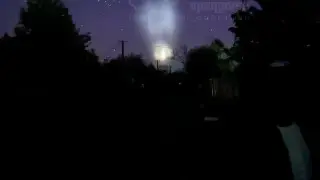 Странное свечение появилось в небе над Украиной