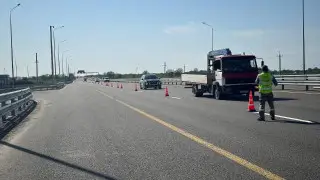 По БАКАД временно ограничили движение по некоторым полосам