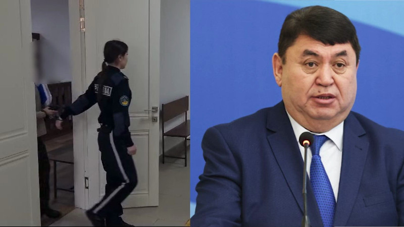 Кадры из видео - слева. Справа - фото с сайта primeminister.kz