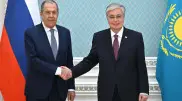 Президент Токаев принял главу МИД России Лаврова