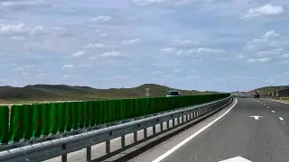 Противоослепляющие экраны устанавливают на еще одной республиканской трассе Казахстана